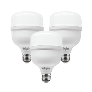 Kit 2/3/4/5/8 Lâmpadas LED Superbulbo 50w Branco Frio Elgin em Oferta na Shopee