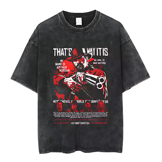 Camiseta Camisa Blusa Algodão Unissex Adulto / Infantil red dead jogo
