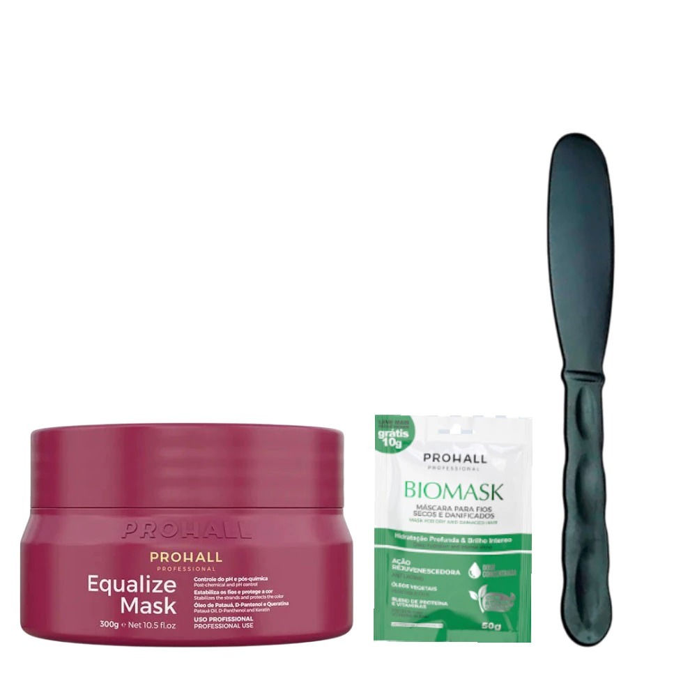 Máscara Reconstrutora Neutralizante Equalize Mask Reparação de Áreas Danificadas Prohall 300g