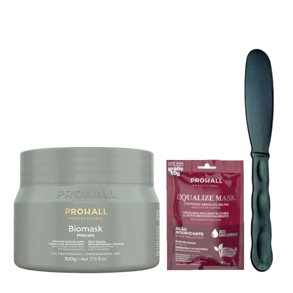 Máscara Ultra Hidratante Biomask Hidratação Profunda Prohall Professional 500g