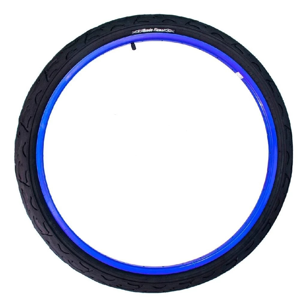 Pneu Kenda Flame Aro 26 x 2.125 Balão Slick Preto - Design Exclusivo Mobilete motorizada