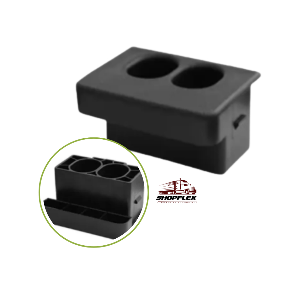 Kit 10 Tampas de Fueiro 95mm Arco de Lona Carreta Randon Reforçada
