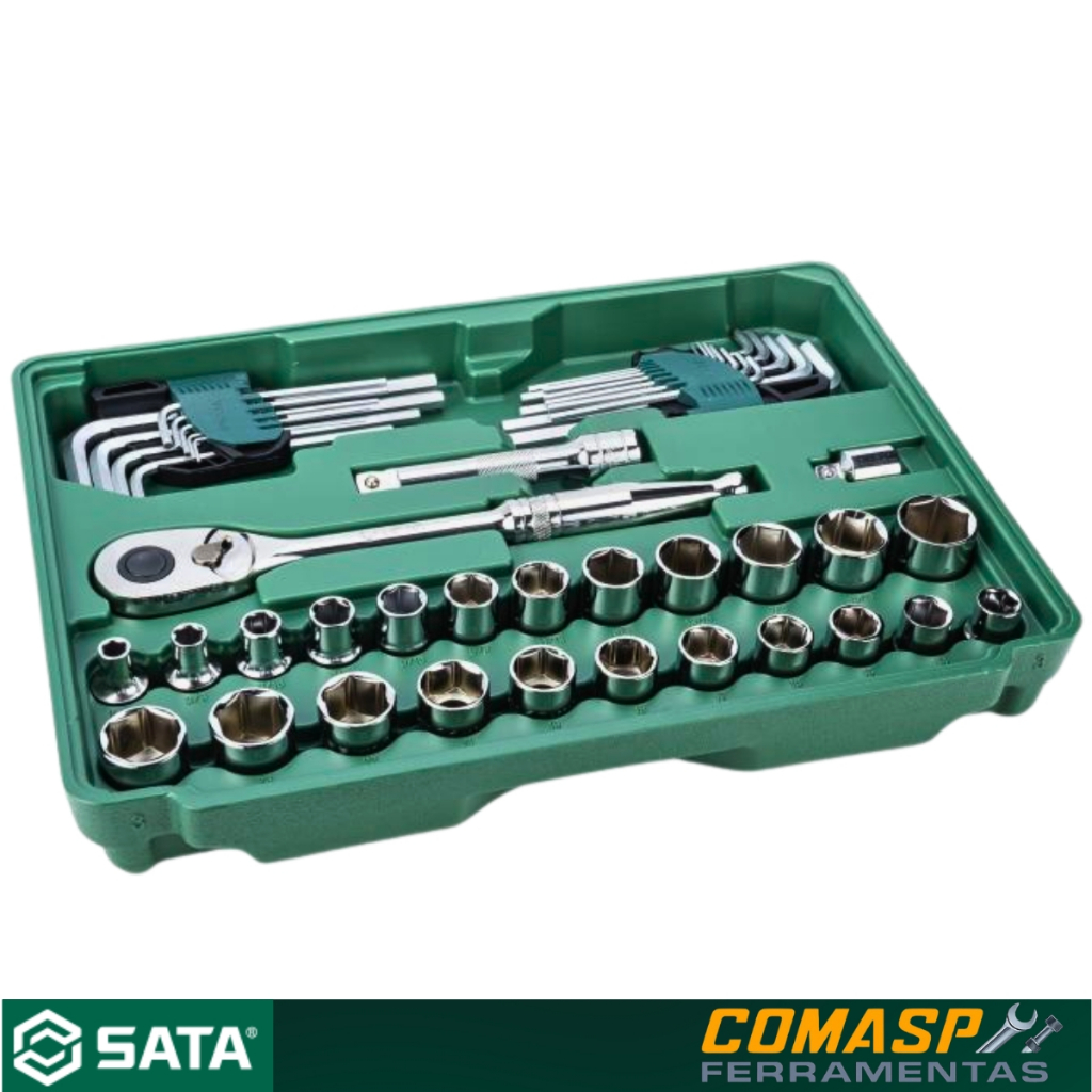 Caixa Gabinete com 3 Gavetas 213 Peças Sata ST09512U · foto 2