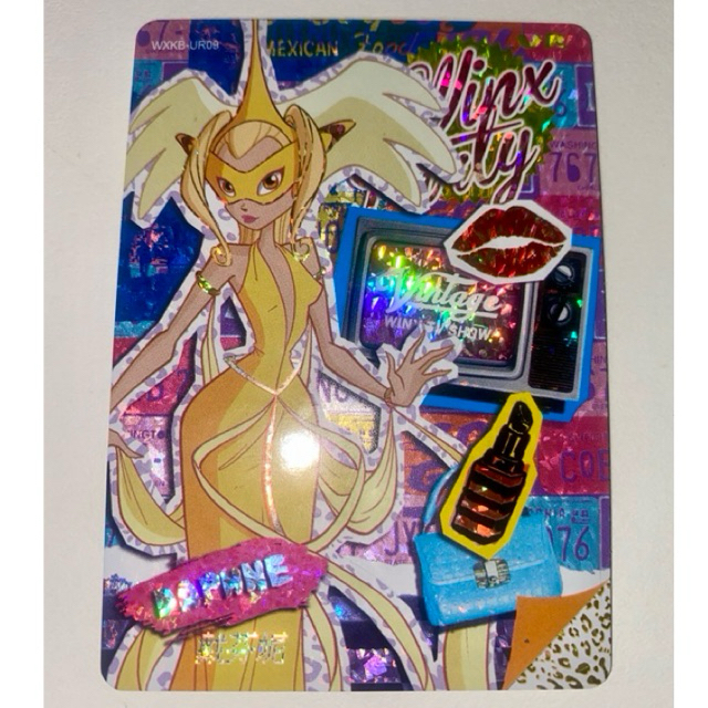 Card colecionável Winx Club - Daphne