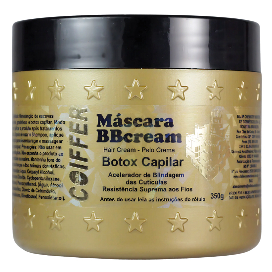 MASCARA BBCREAM BLINDAGEM DOS FIOS COIFFER 350G