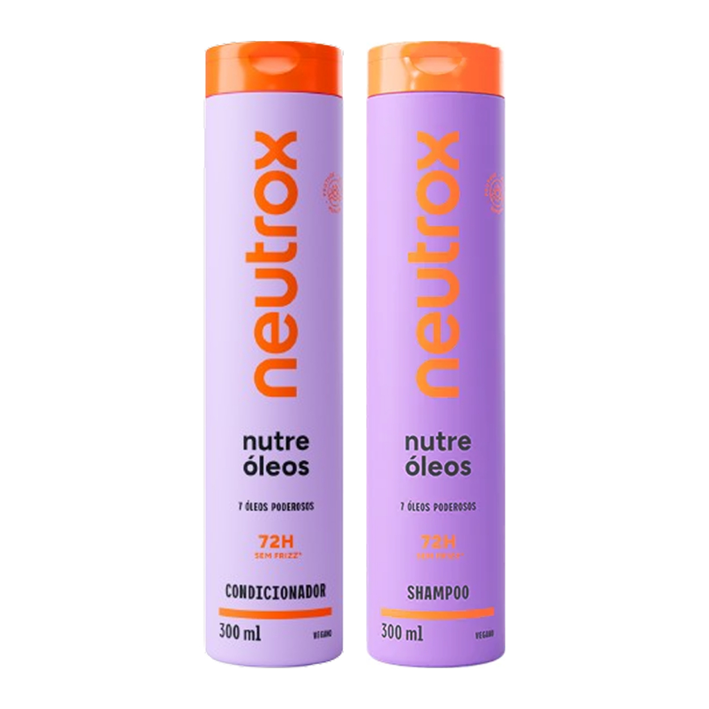 Kit Shampoo + Condicionador Neutrox Nutre Óleos 300ml Cada