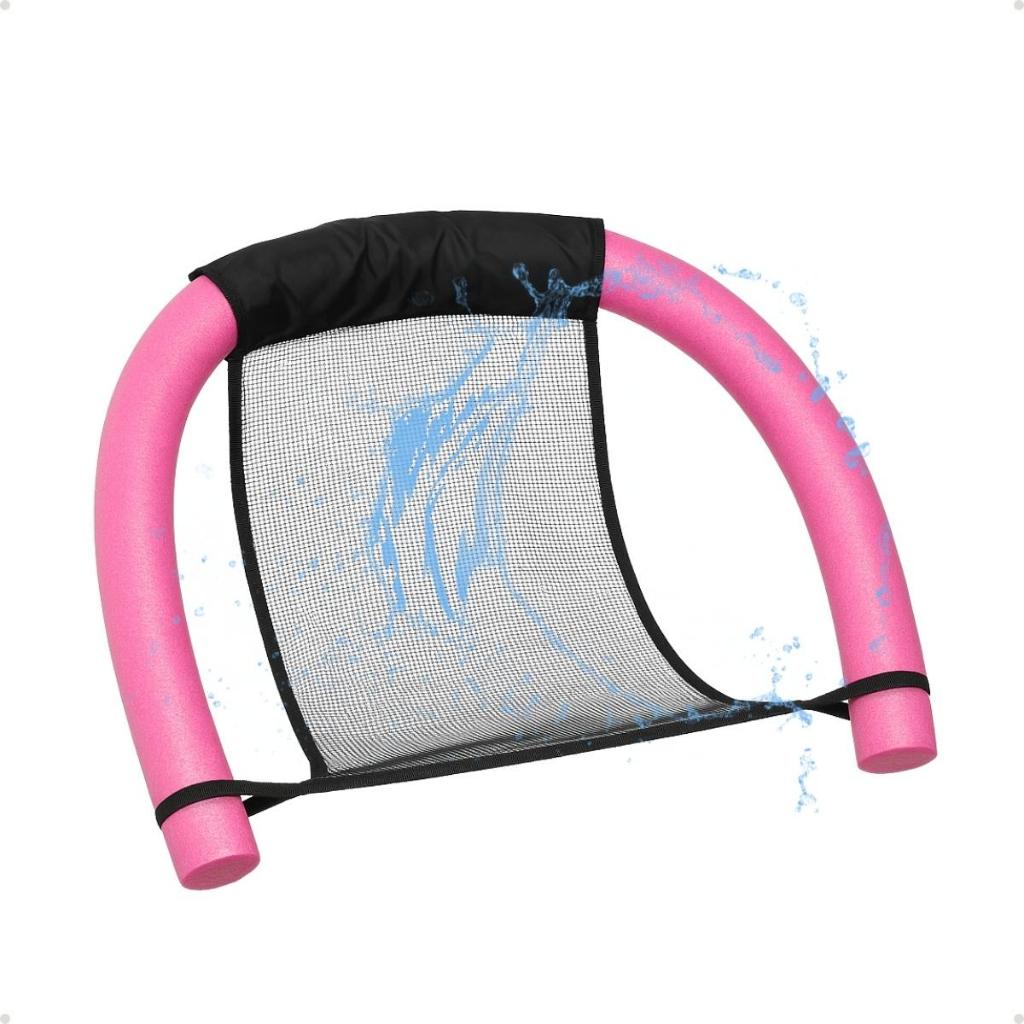 Cadeira Flutuante para Piscina Infantil Adulto Idoso Boia Segura Hidro Relaxante com Assento em Tela