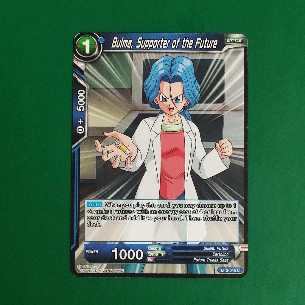 DBS-014 - Bulma, Supporter of the Future - Dragon Ball Super Card Game - Bandai