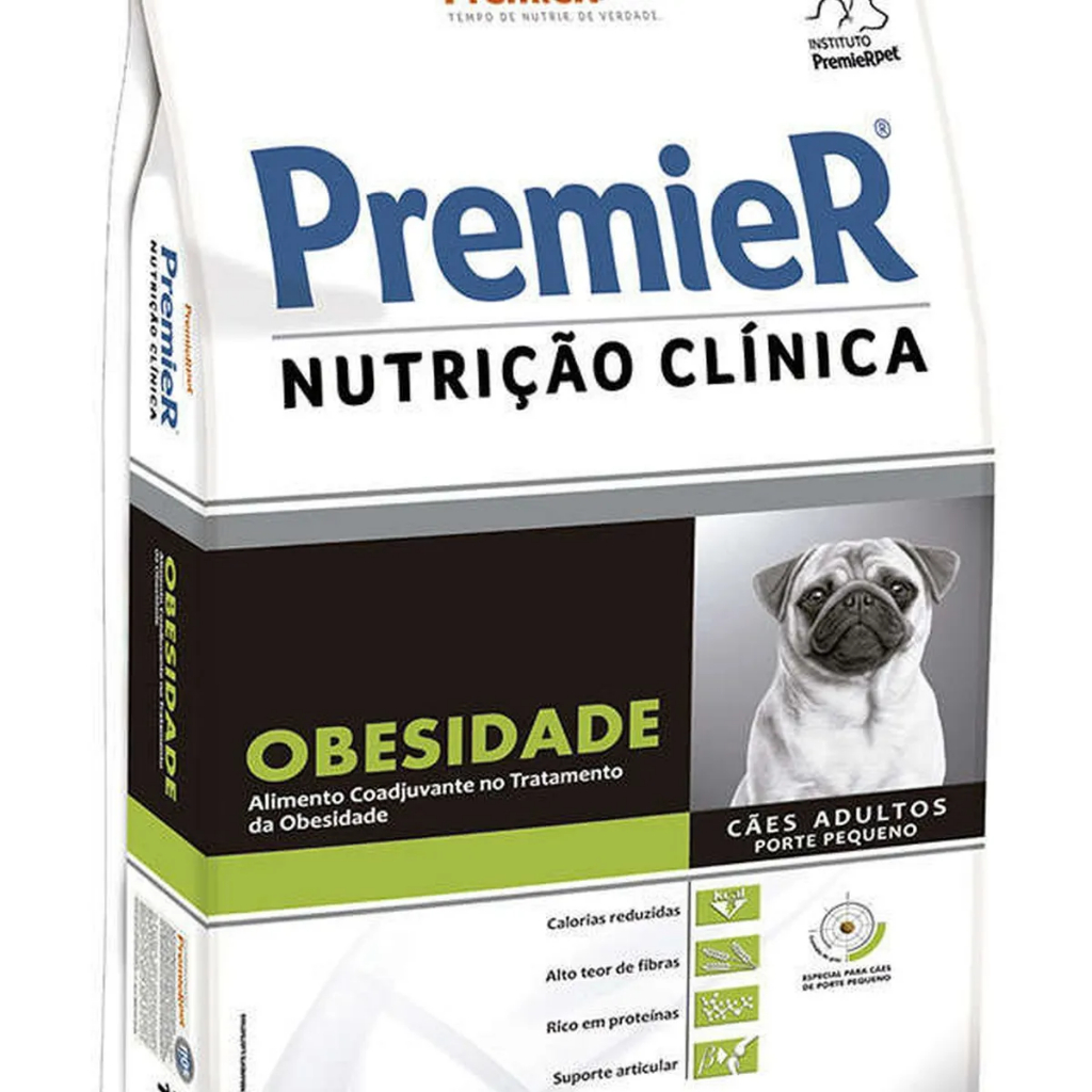 Ração Premier Nutrição Clínica Obesidade Cães Adultos Pequeno Porte 2kg em Oferta na Shopee