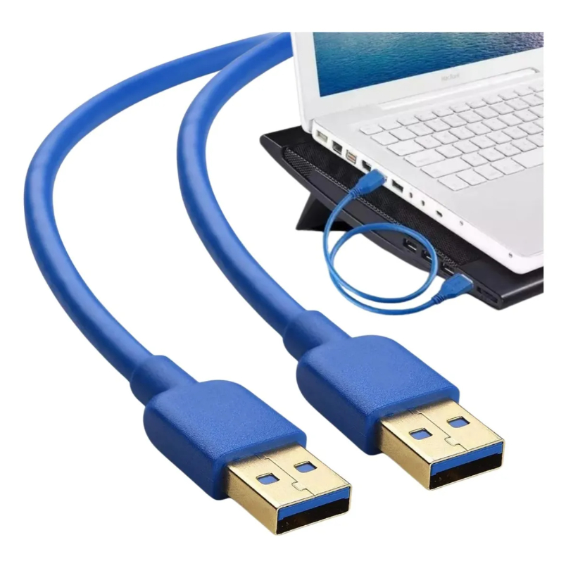 Cabo USB 3.0 Macho x Macho, 2 metros,Alta Velocidade 5Gbps, Blindado