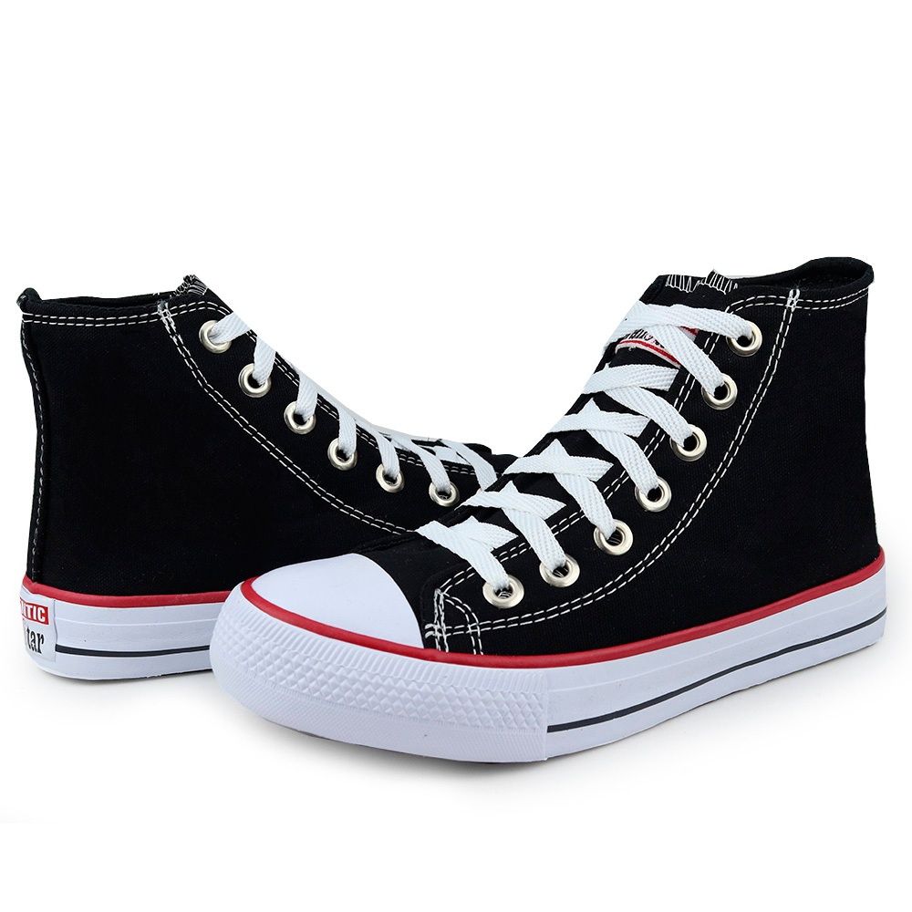 Tenis Alstar Cano Alto Feminino Lona Premium Oferta