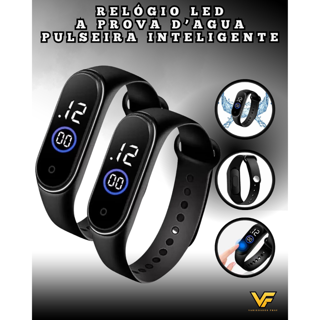 Relógio Digital Smartwatch M4 - Comprar com Melhor Preço em Aparelhos Vestíveis