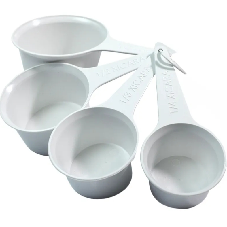 Medidor Xícara Completo e Profissional com 4 Tamanhos / Medidas