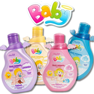 Óleo Infantil Muriel Baby 100ml - Escolha o seu Preferido em Oferta na Shopee