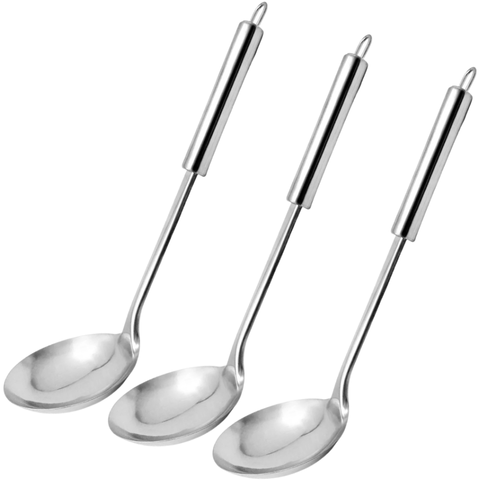 Concha Inox Servir Feijão Caldo Sopa Creme Molho Utensílio Cozinha Bar Restaurante Kit C/2 Ou 5 Un