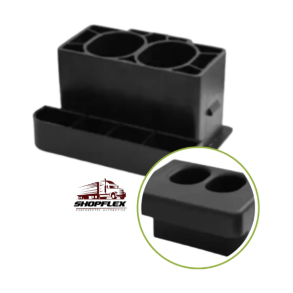 Kit 6 Tampas de Fueiro 95mm Arco de Lona para Carreta Randon