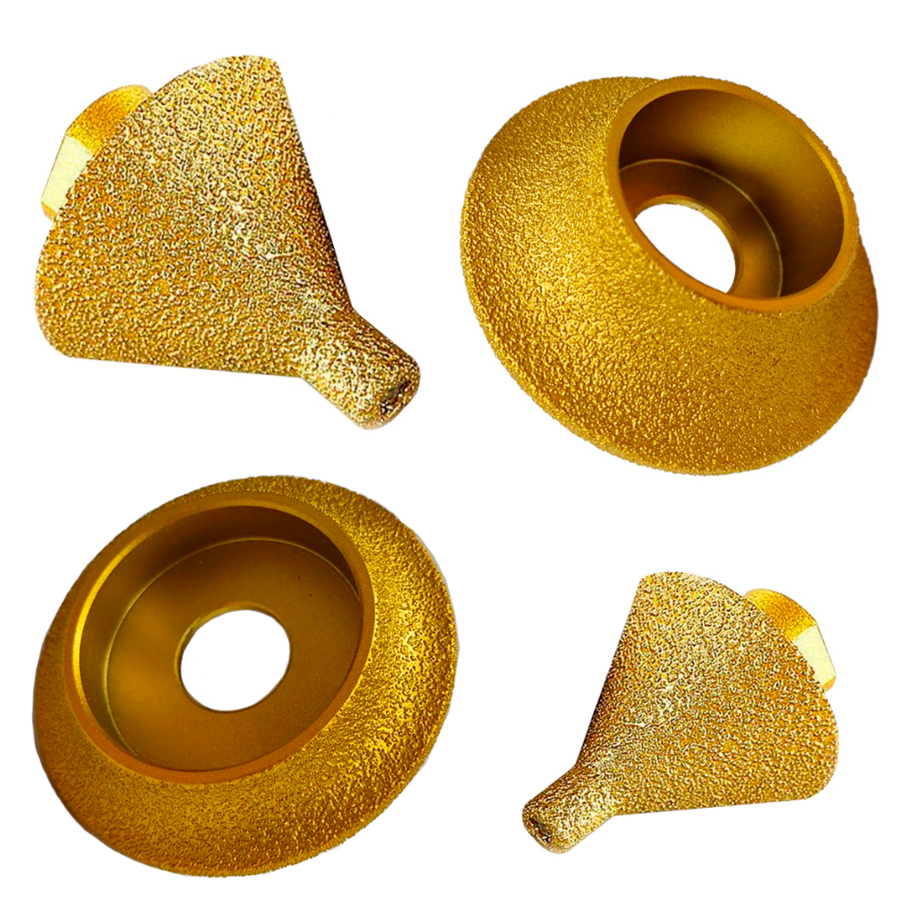 Rebolo Desbaste Broca de Lixamento Diamantado Bolear Chanfrar Borda De Granito Mármores Vidro