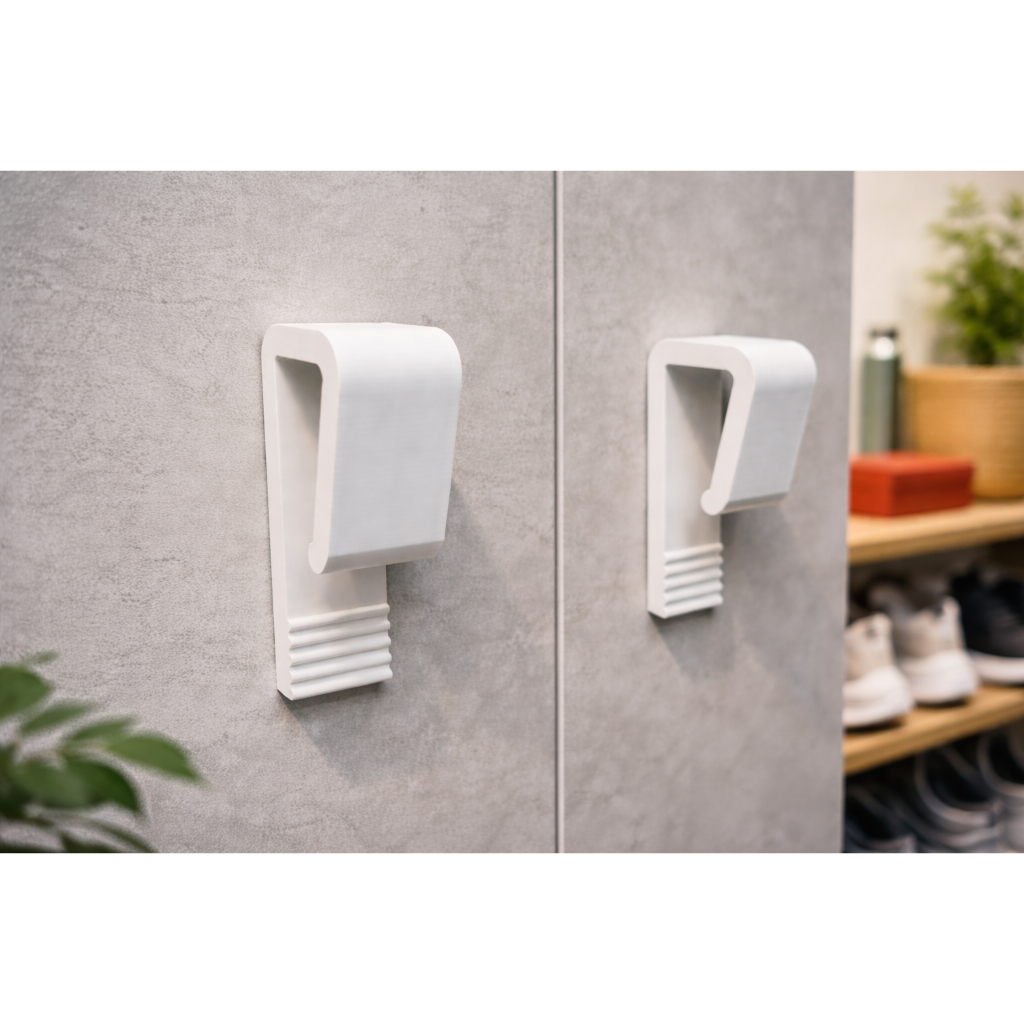 Suporte de Parede para Tênis e Sapatos - Organizador Minimalista Levitate 3D