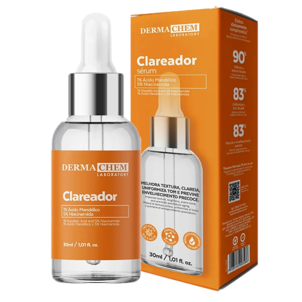 Sérum Clareador Niacinamida Pele Uniforme e Radiante Dermachem 30ml