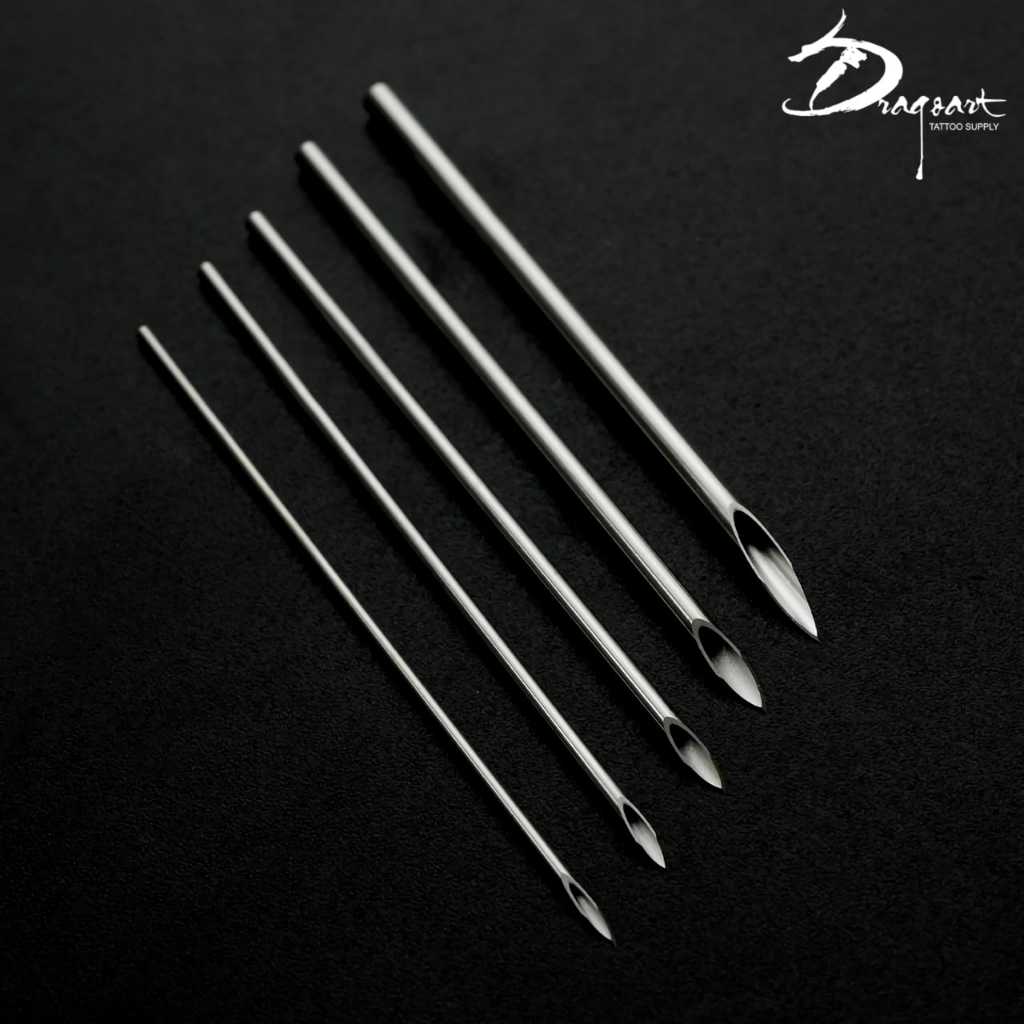 Agulha Americana Body Piercing Reta Descartável 5/10 Unidades