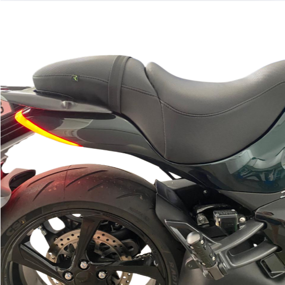 Capa Comfort Para Banco De Moto Zontes S350 Com Elástico Veste Em Casa Espuma De Alta Resistência
