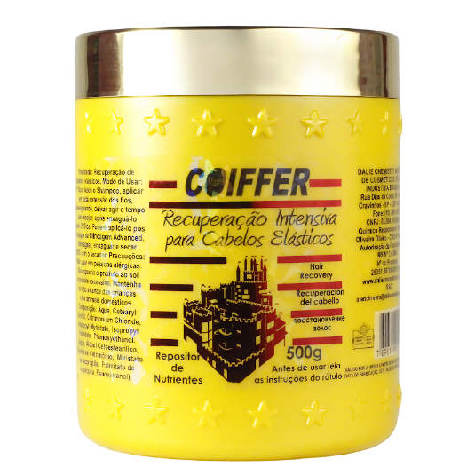Máscara Recuperação Intensiva Para Cabelos Elásticos Coiffer 500g em Oferta na Shopee