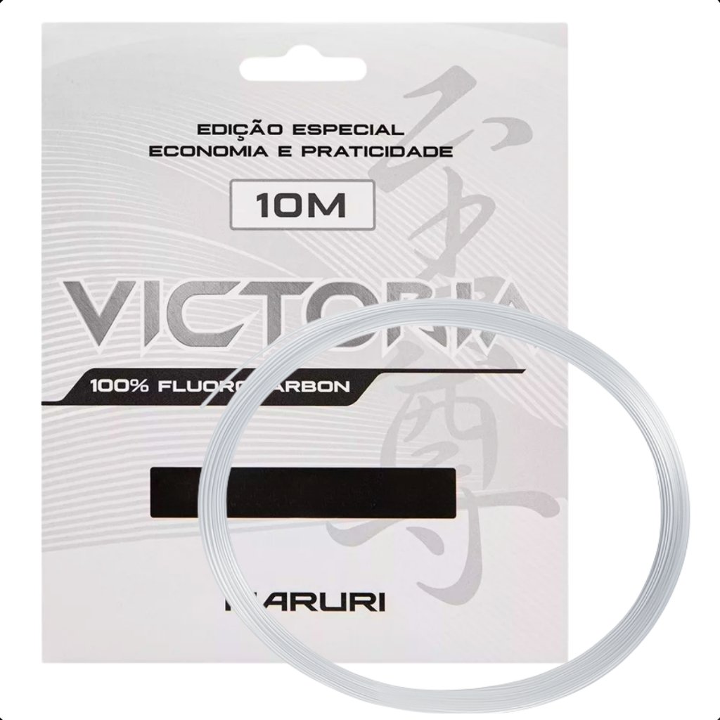 Linha Pesca 100% Fluorcarbono Maruri Victoria 10m Chicote leader