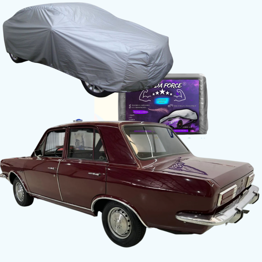 CAPA PARA COBRIR CARRO FORD CORCEL I SEDAN 1968 A 1977 STANDARD LUXO GT GT-X IMPERMEÁVEL COM FORRO E SEM FORRO;