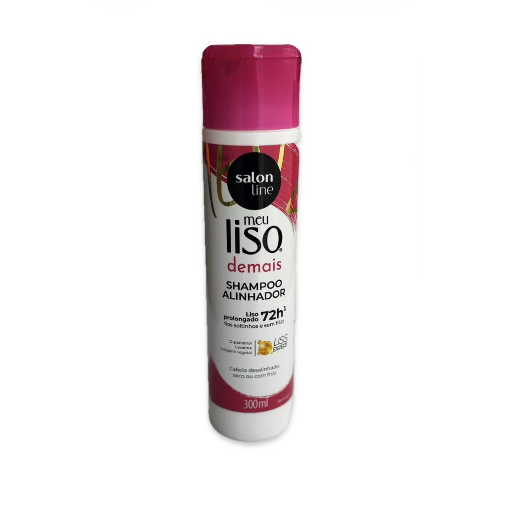 Shampoo Antifrizz Salon Line Meu Liso Alinhado 300ml – Controle e Brilho