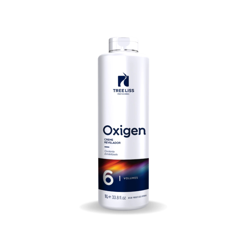 Água Oxigenada Emulsão Oxidante Creme Revelador 06 Volumes 1 litro Treeliss