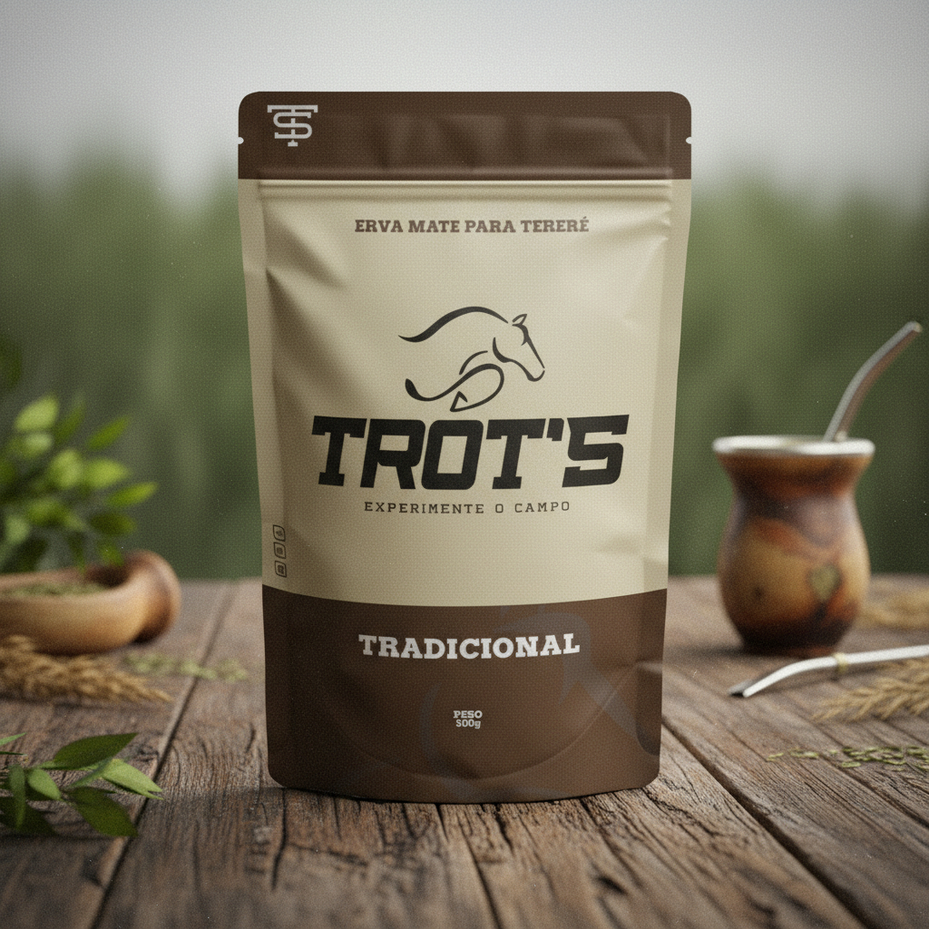 Erva Mate TROTS 500g  com Sabor Autêntico para Tereré Tradicional