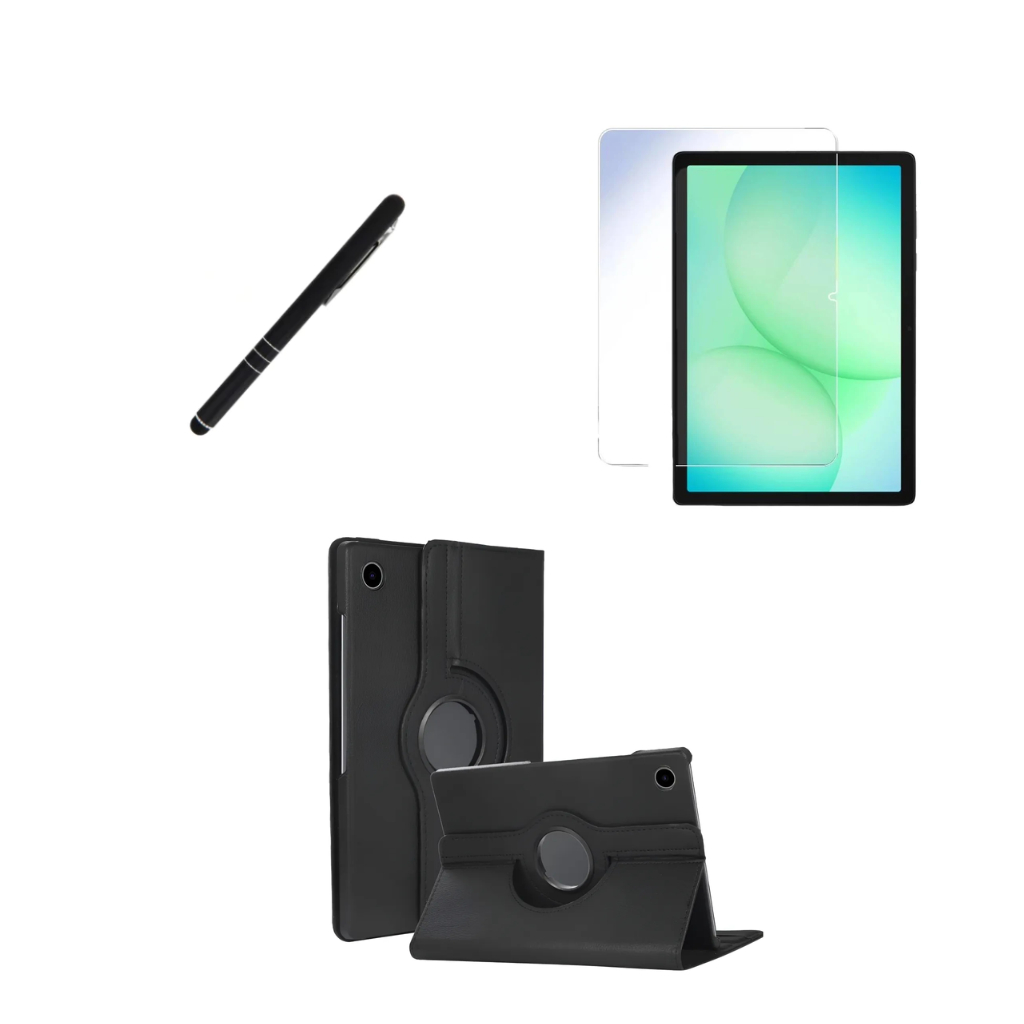 Capa Case Pelicula Para Samsung Galaxy Tab A11+ 11 Polegadas X230 X236 Preto