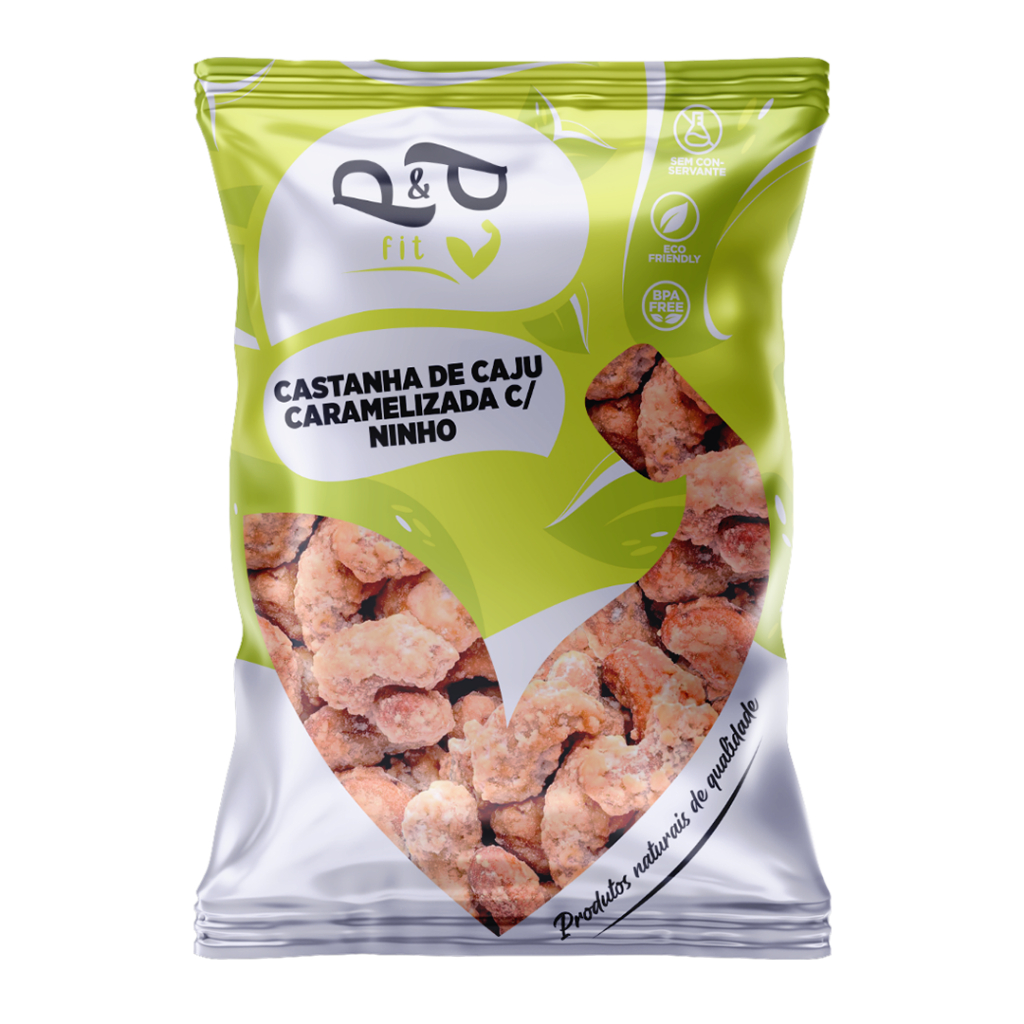 Castanha de Caju Caramelizada com Ninho  - P&P