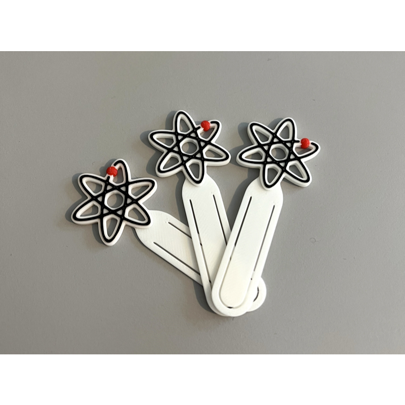 [EXCLUSIVO] Marcador de Pagina ATOMO THE BIG BANG THEORY Bookmark Marca Pagina Impressao 3dE