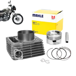 Kit Cilindro Pistão E Anéis Honda Titan 125 2002 2004 / Fan 125 2005 2008 Cofap Metal Leve COK9170