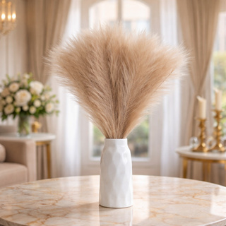 Capim Dos Pampas 12 unidades Decoração Loja Vaso Moderna Rustica Luxo em Oferta na Shopee