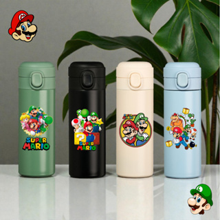Garrafa Térmica Inox 400ml Super Mario Bros Personagens Crianças Presente Infantil Escola Água em Oferta na Shopee