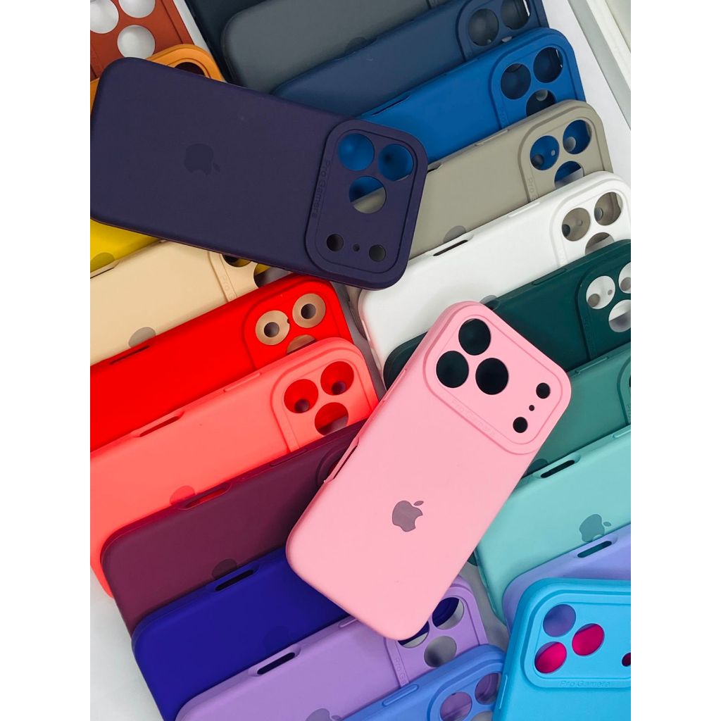CAPA CAPINHA CASE PARA IPHONE 17 PRO  A SILICONE INTERIOR AVELUDADA COM CÂMERA FECHADA...... em Oferta na Shopee