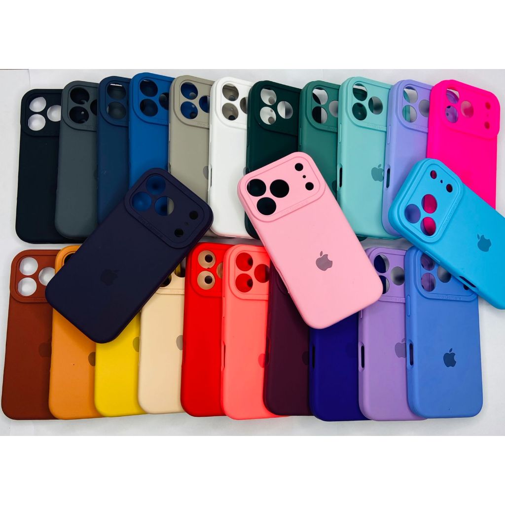 CAPA CAPINHA CASE PARA IPHONE 17 PRO  A SILICONE INTERIOR AVELUDADA COM CÂMERA FECHADA......