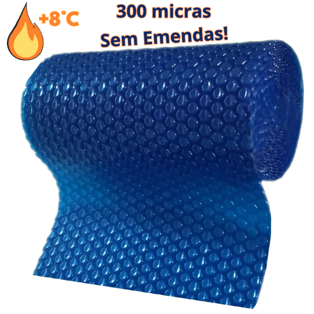 Capa Térmica Sem Emendas 300 Micras Aquecimento Piscina Bolha em Oferta na Shopee