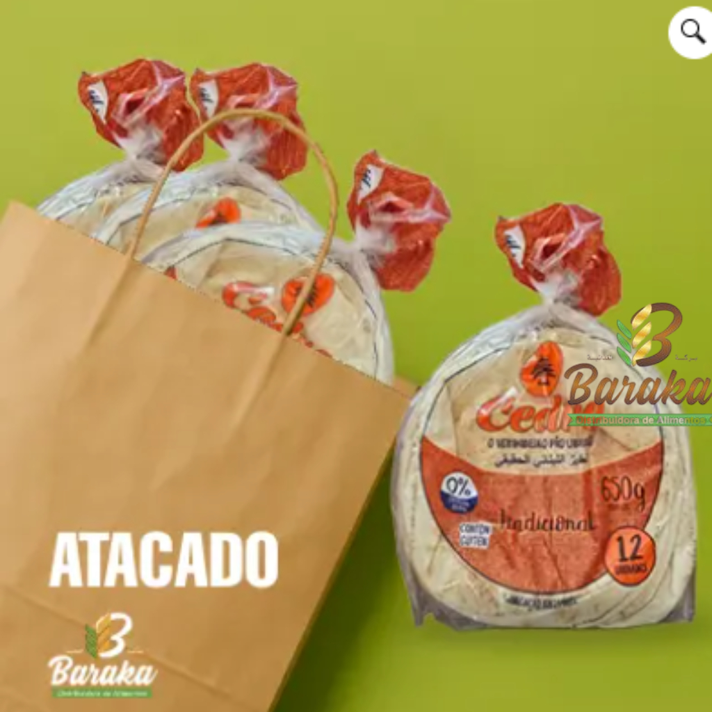 Pão Árabe Sírio GRANDE  - ATACADO  - 850G - 10 ou 4 pacotes. (contém 10 folhas em cada pacote) em Oferta na Shopee