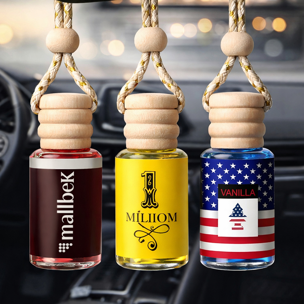 Kit 3 Aromatizantes Automotivos Spray Cheirinho de Carro Novo NEWCAR Essência Concentrada