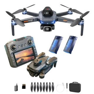 Drone GT8 Max 4K Câmera FPV 2 Baterias 5G Controle C/ Tela Dobrável Fácil de Pilotar Professional Brushless em Oferta na Shopee