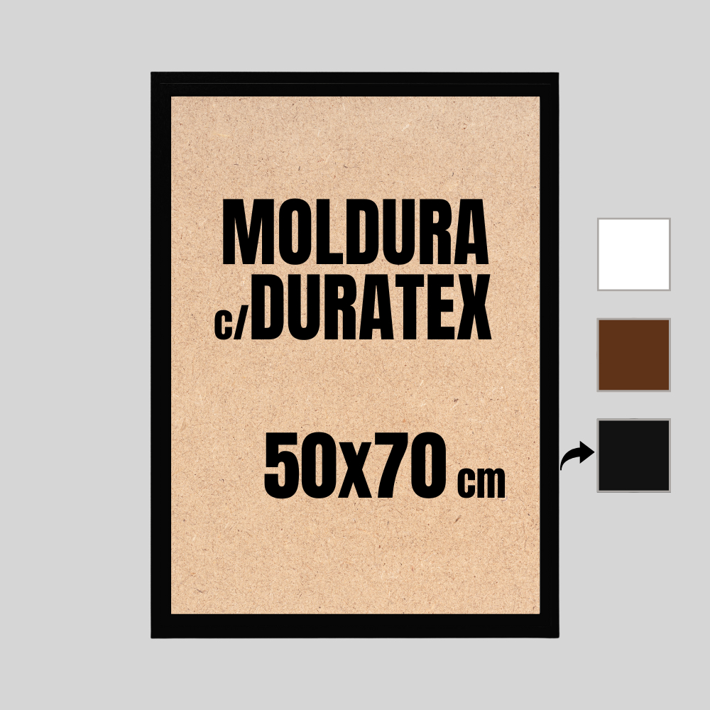 Moldura Quadro com Duratex 50x70cm