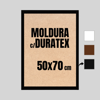 Moldura Quadro com Duratex 50x70cm em Oferta na Shopee