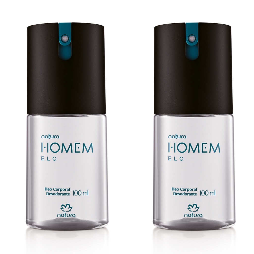 Desodorante Corporal Natura Homem Elo 100ml(KIT COM 02)