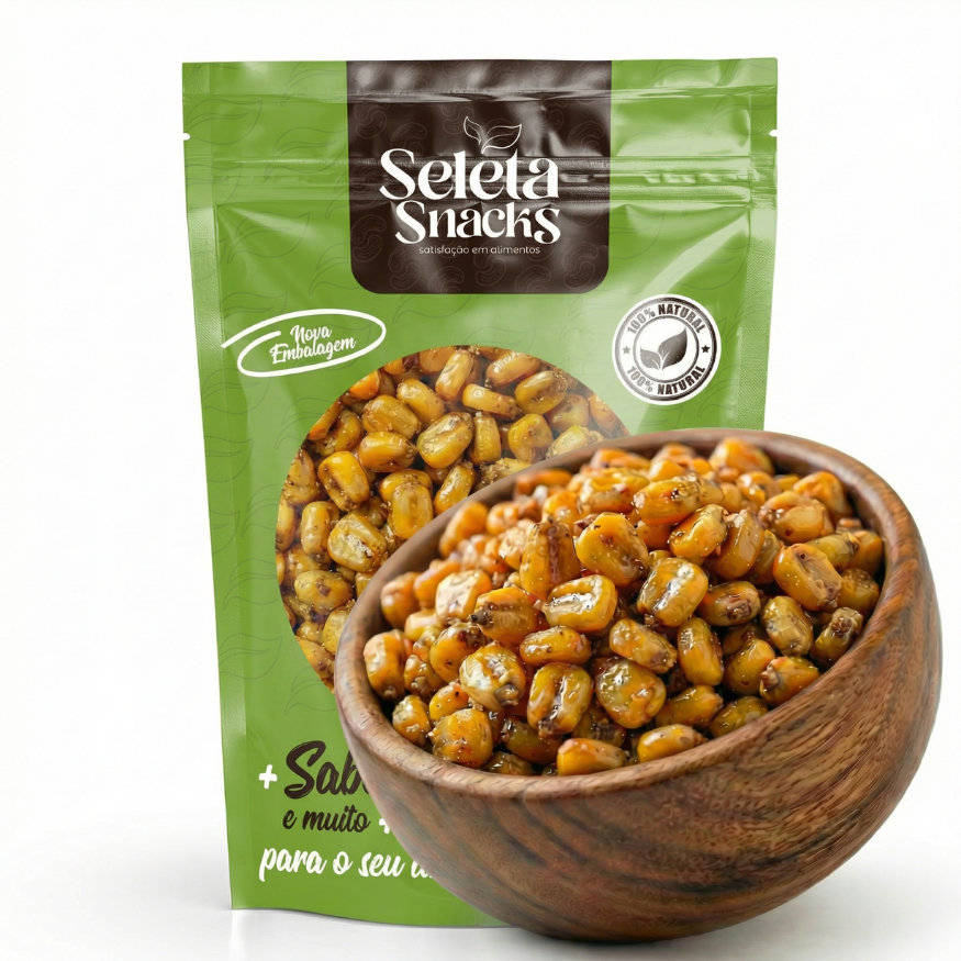 Milho Torrado Mostarda e Mel Crocante Premium  Seleta Snacks em Oferta na Shopee