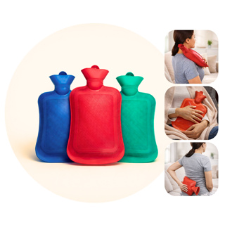 Bolsa de Água Quente e Fria 1L ou 2L – Compressa para Dores, Cólica, Inchaço, Relaxamento em Oferta na Shopee