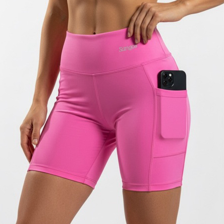 Short de Corrida e Academia Feminino | com bolso | Zero Transparência | Envio Rápido em Oferta na Shopee