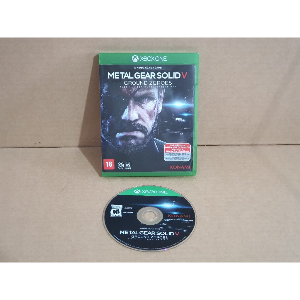Metal Gear Solid V Ground Zeroes - Xbox One ou Series X